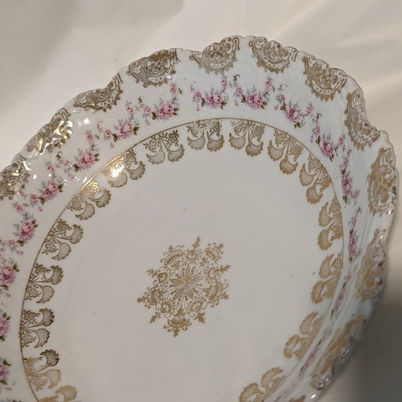 ANTIQUE BOWL MADE IN VIENNA AUSTRIA SERVING PLATE 1900s - Picture 9 of 11